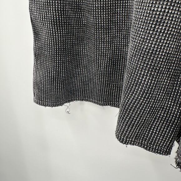 SPLENDID NWT Mineral Wash Waffle Knit Drawstring Shorts in Black  // XS - Picture 8 of 10